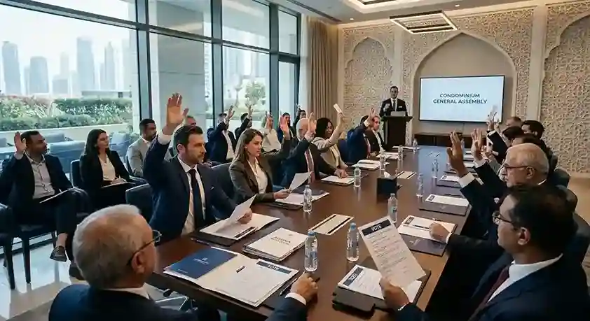 ثبت تصمیمات و رأی گیری در مجمع عمومی ساختمان