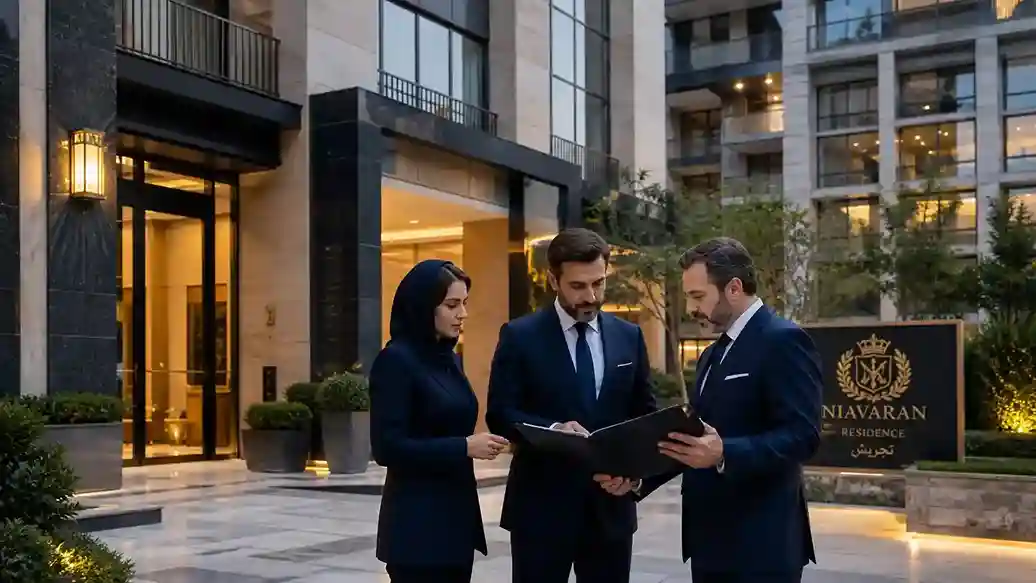جلسه مدیریت مجتمع مسکونی و بررسی گزارش‌های اجرایی ساختمان